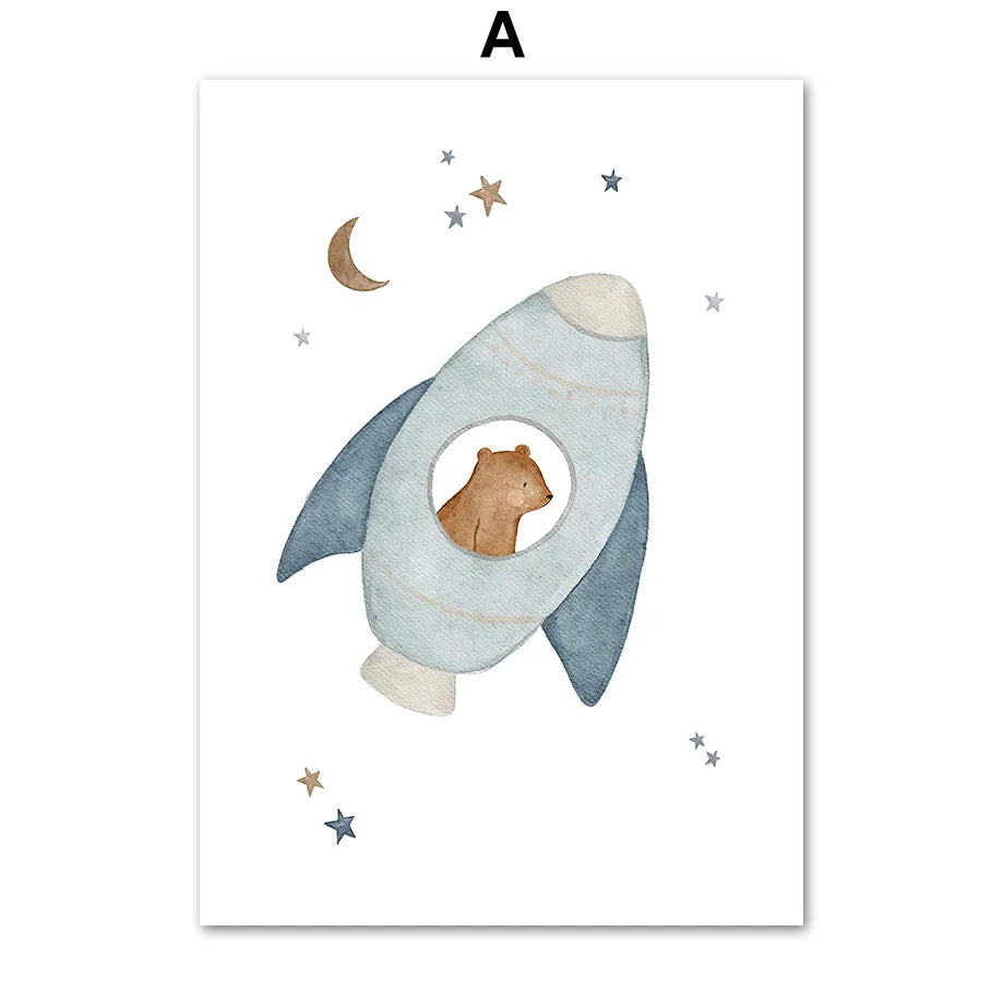 Bohemian Style Nursery Prints