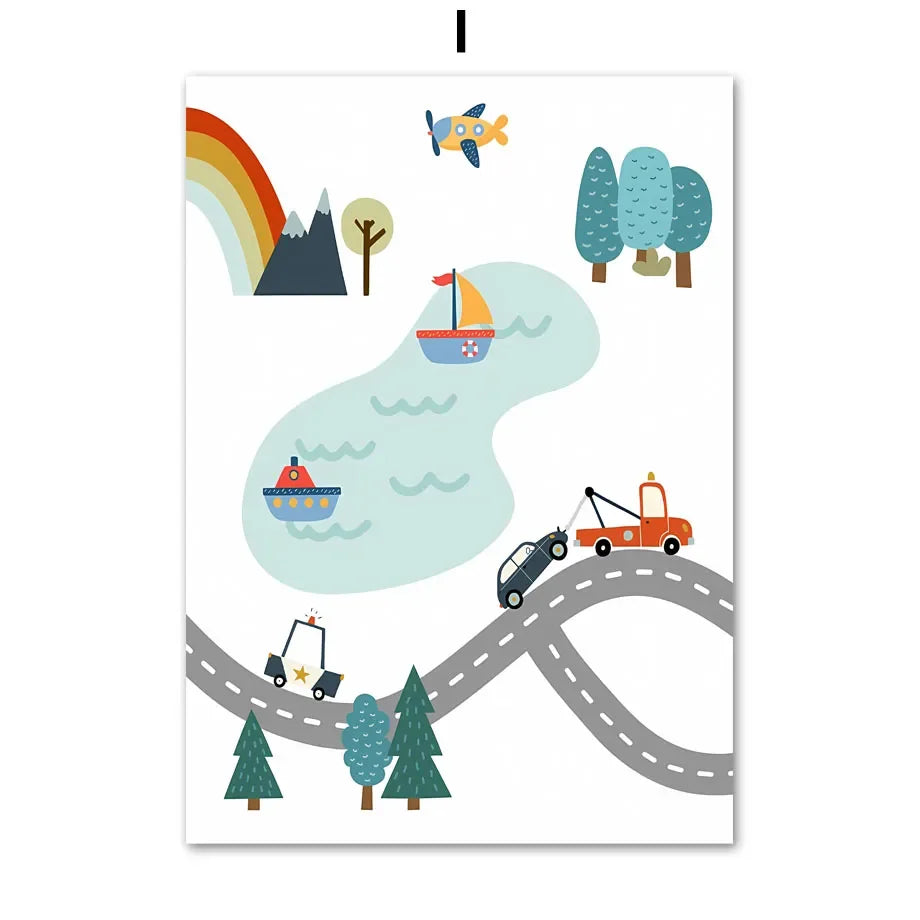 Alphabet Truck Prints