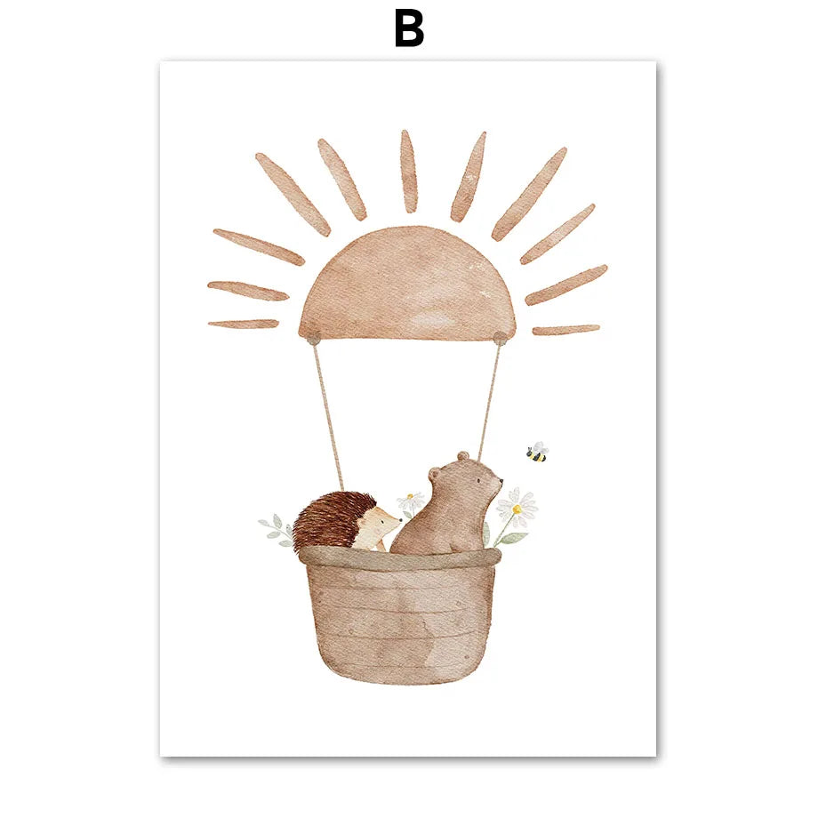 Bohemian Style Nursery Prints