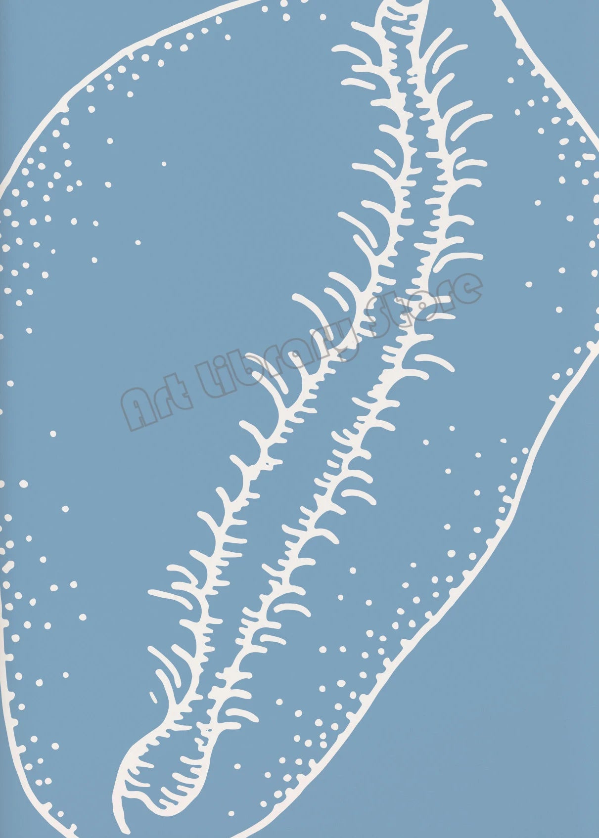 Trendy Blue Seaside Prints