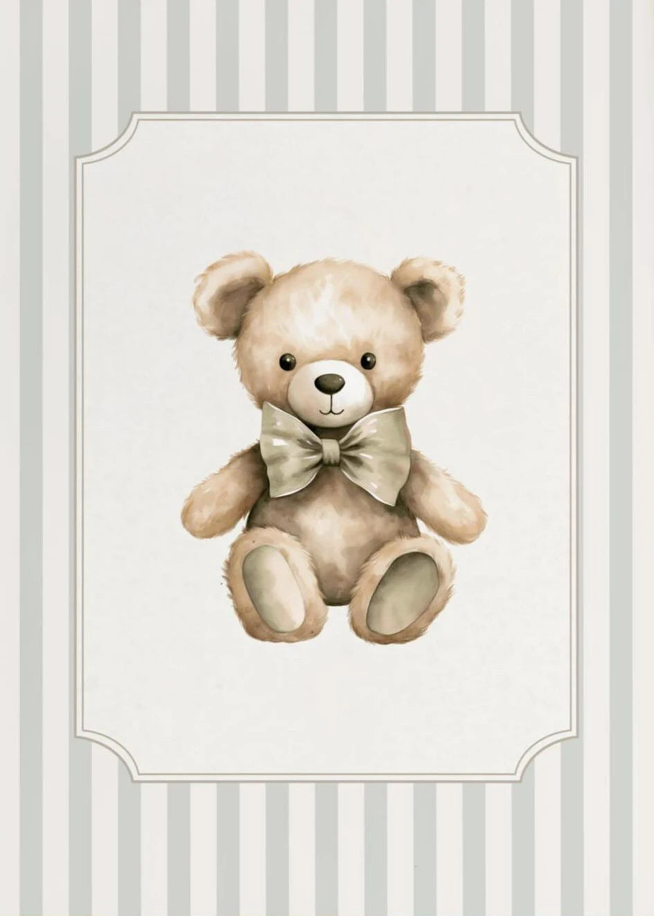 Pink Plaid Nursery Prints