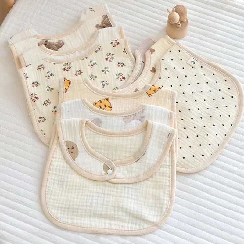 Cartoon Bear Baby Bibs