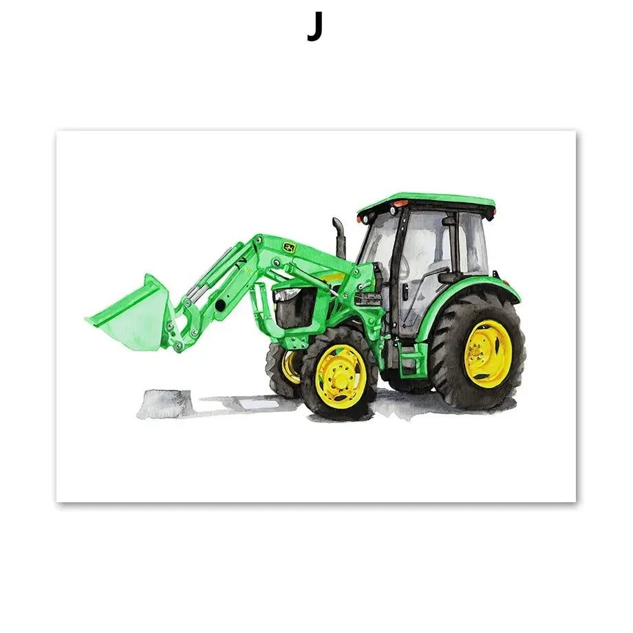 Colourful Vehicle Prints