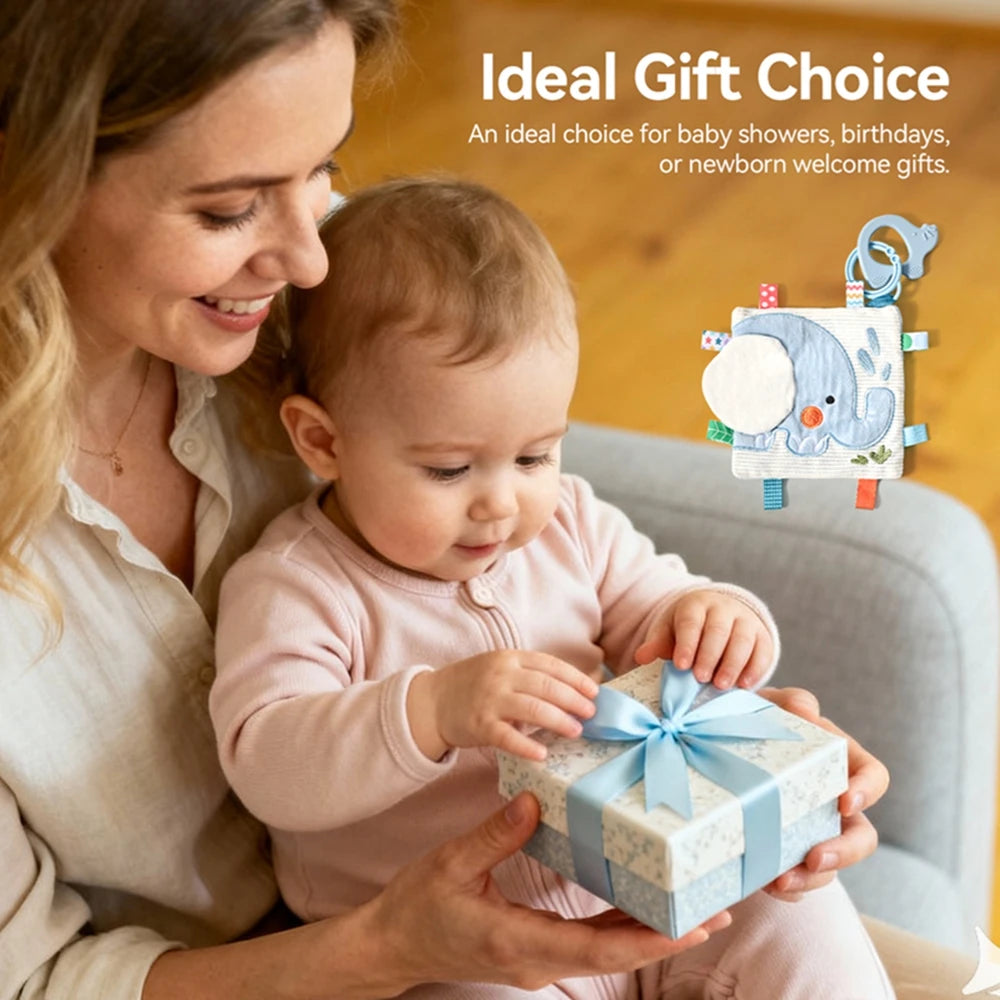 Soft Baby Books toys Montessori 3D Touch Feel High Contrast Cloth Book Sensory Early Learning games for kids Educational toys