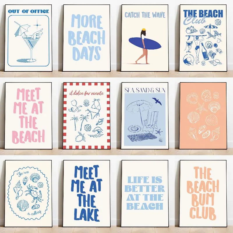 Meet me at the Beach Summer Prints