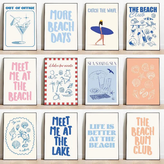 Meet me at the Beach Summer Prints
