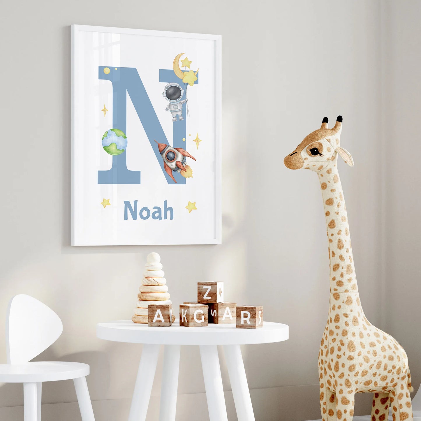 Set of 3 Personalised Space Prints