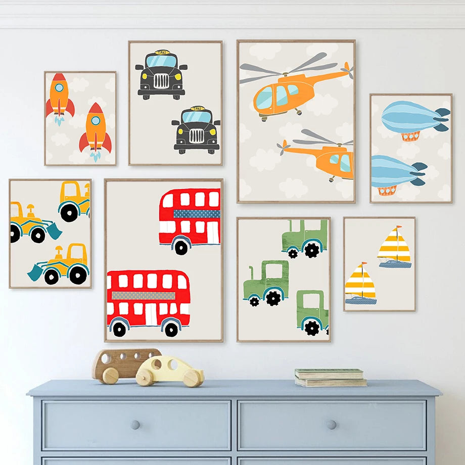 Nordic Style Vehicle Prints