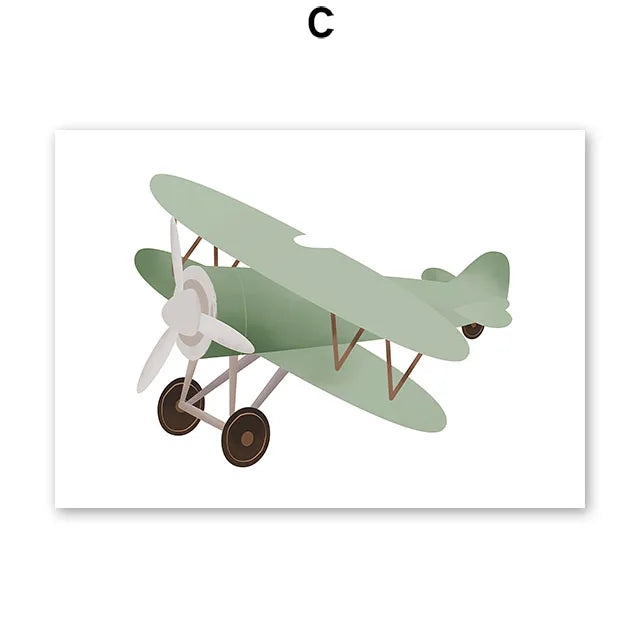 Vintage Green Vehicle Prints