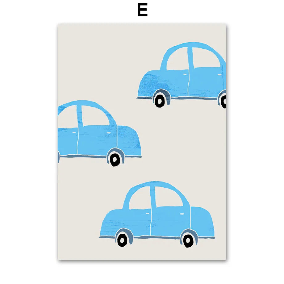 Nordic Style Vehicle Prints