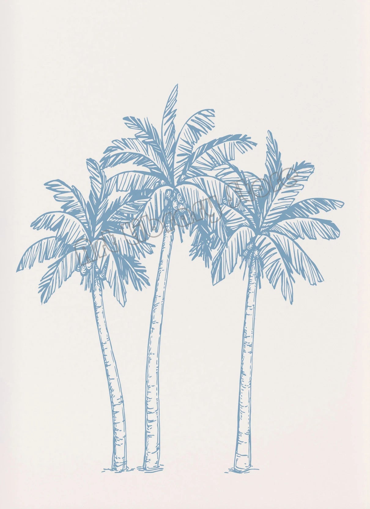 Trendy Blue Seaside Prints