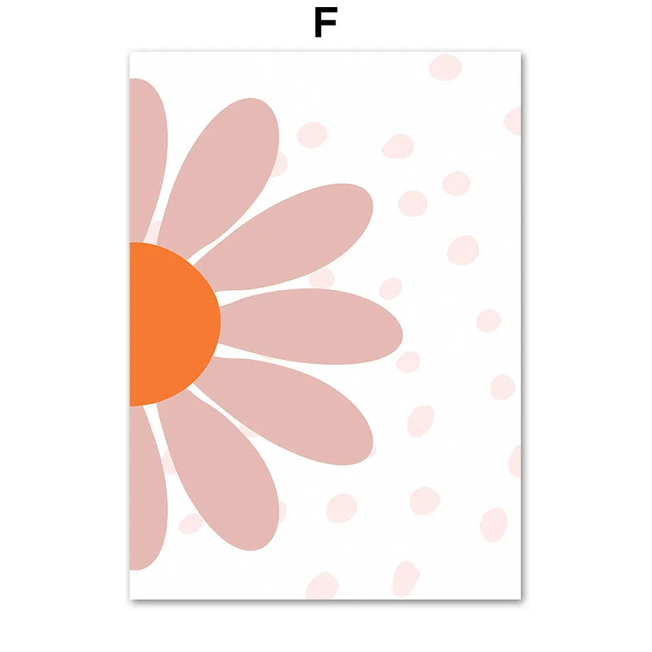 Bohemian Pink Floral Prints