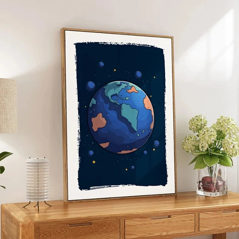 Set of 3 Space Themed Posters