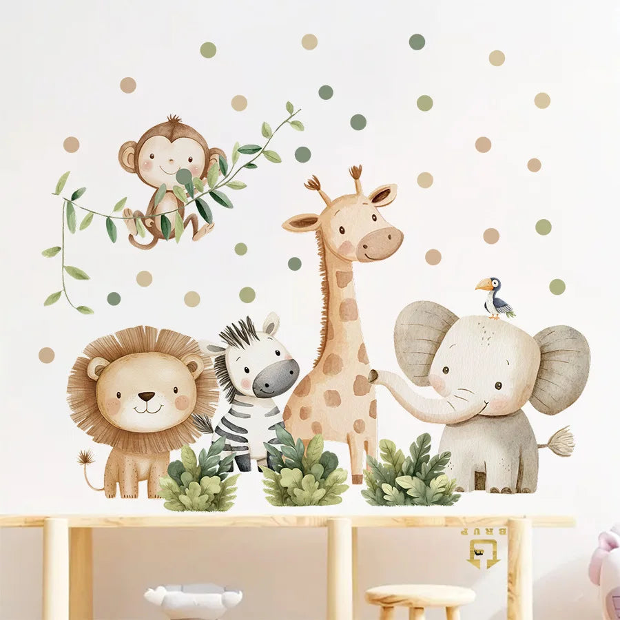 Cute Forest Animals Decal