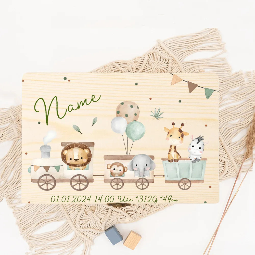 Personalised Baby Memory Box