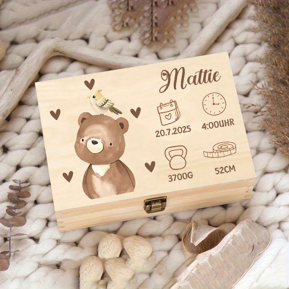 Personalised Animal Keepsake Box