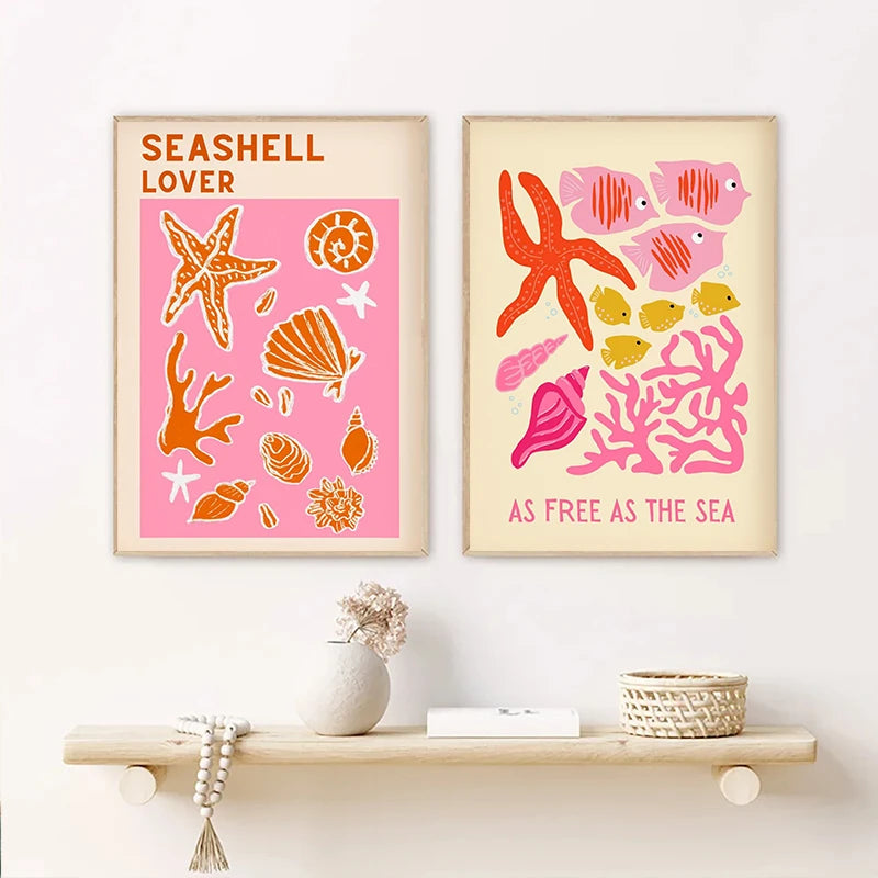 Tropical Seaside Summer Prints
