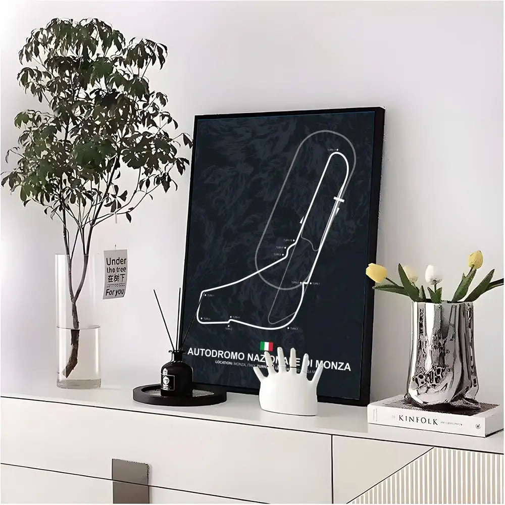 Formula 1 Race Track Poster