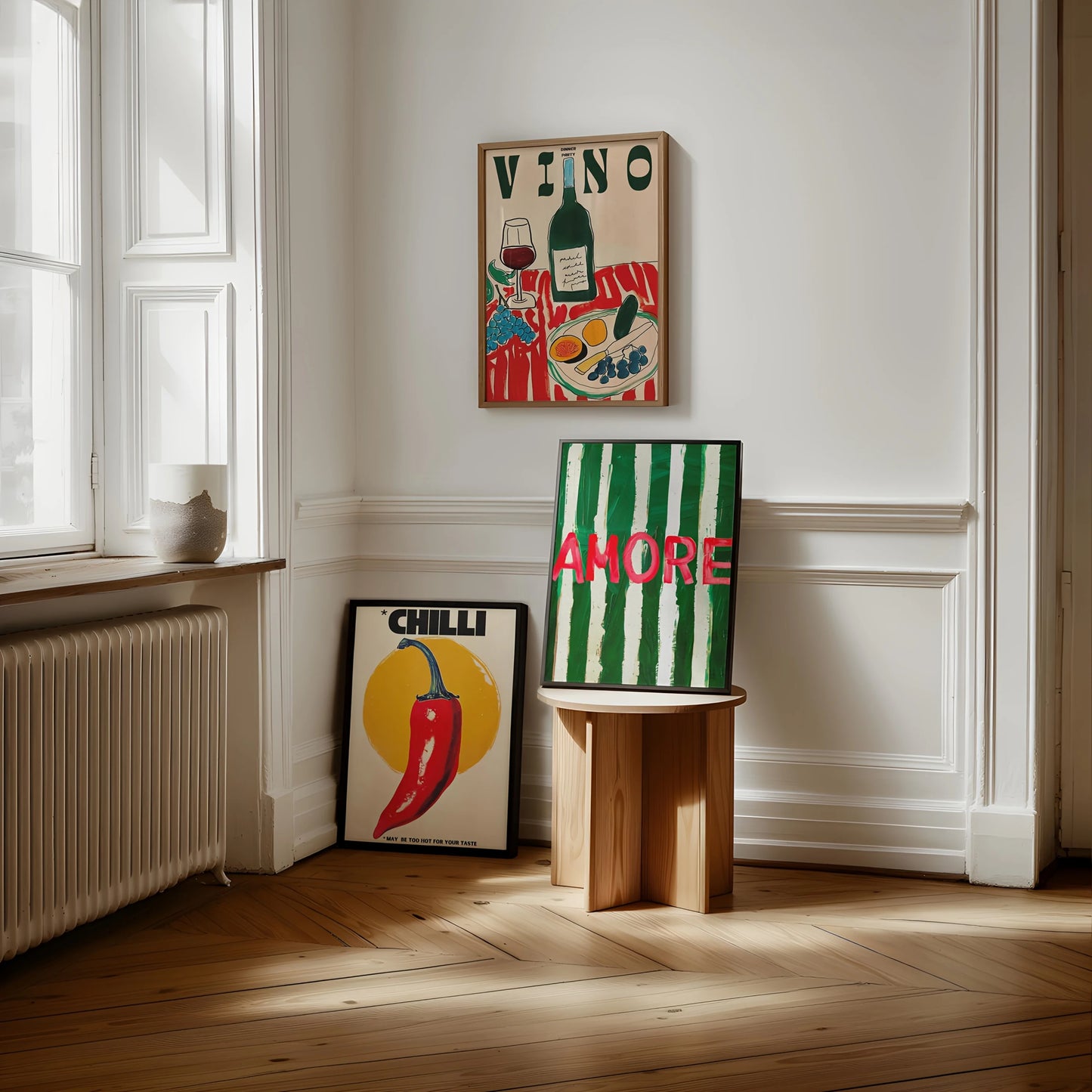 Amore Retro Canvas Prints