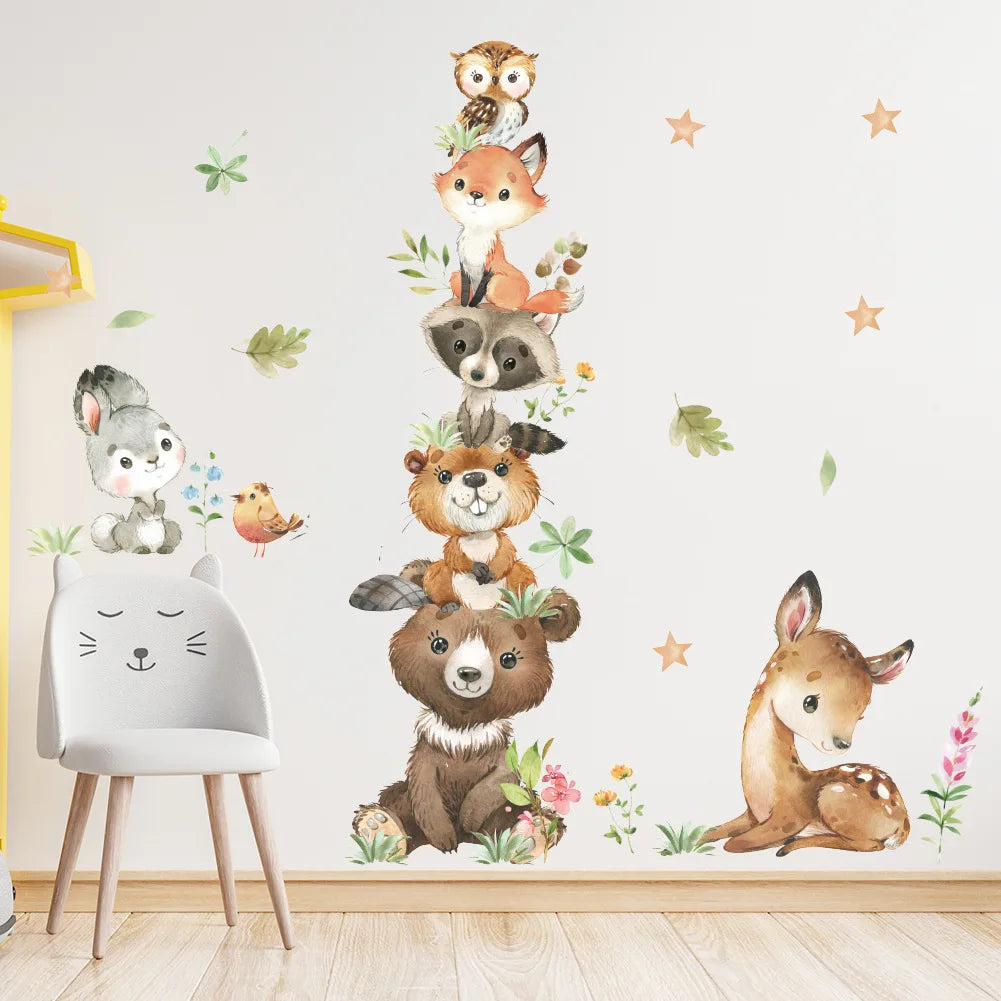 Cute Forest Animals Decal