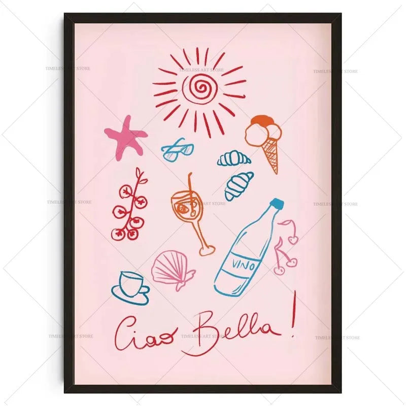 Preppy Tropical Beach Summer Prints
