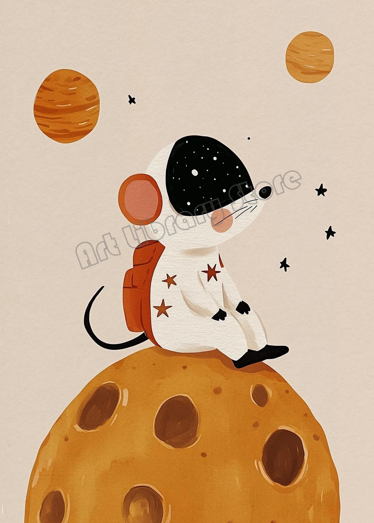 Outer Space Nursery Prints