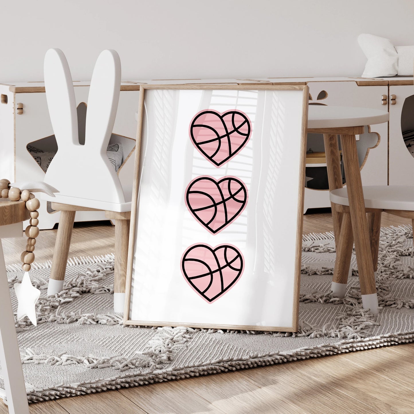 3pcs Personalized Custom Name Cartoon basketball Wall Art Print Picture Canvas Poster Painting For Living Room Home Decor