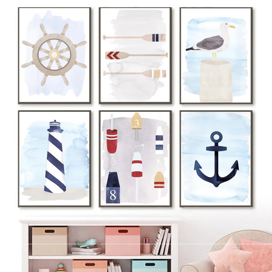 Blue Sailor Prints