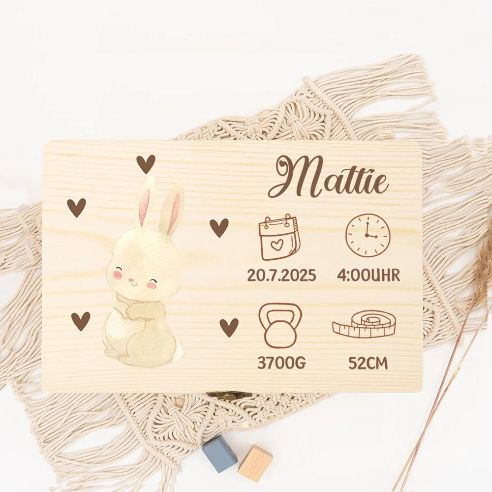 Personalised Animal Keepsake Box