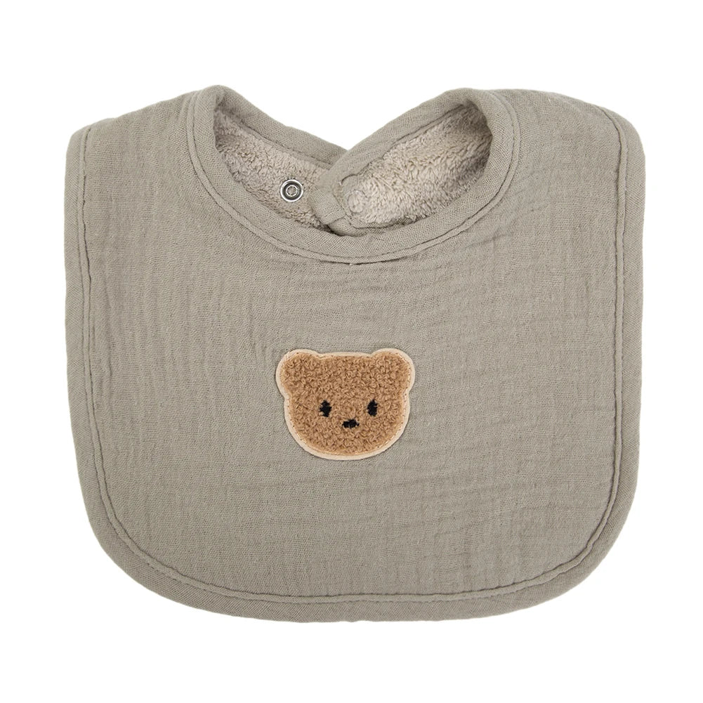 Cute Bear Cotton Baby Bibs
