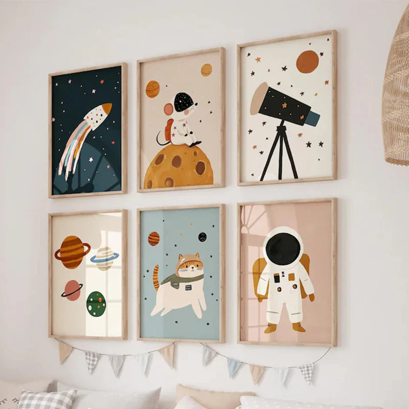 Outer Space Nursery Prints