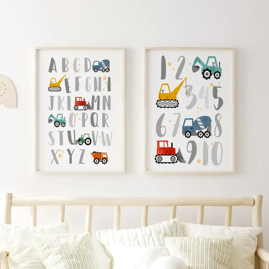 Alphabet Truck Prints