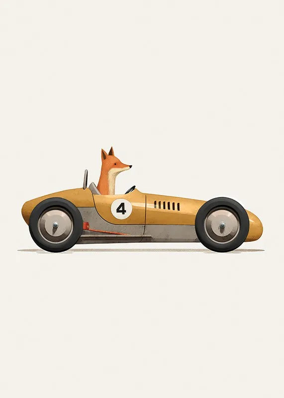 Cartoon Animal Car Prints
