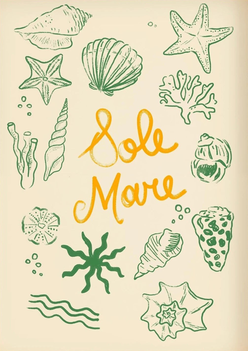 Tropical Seaside Summer Prints