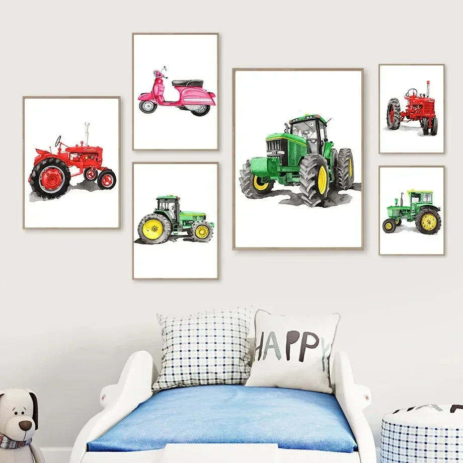 Colourful Vehicle Prints