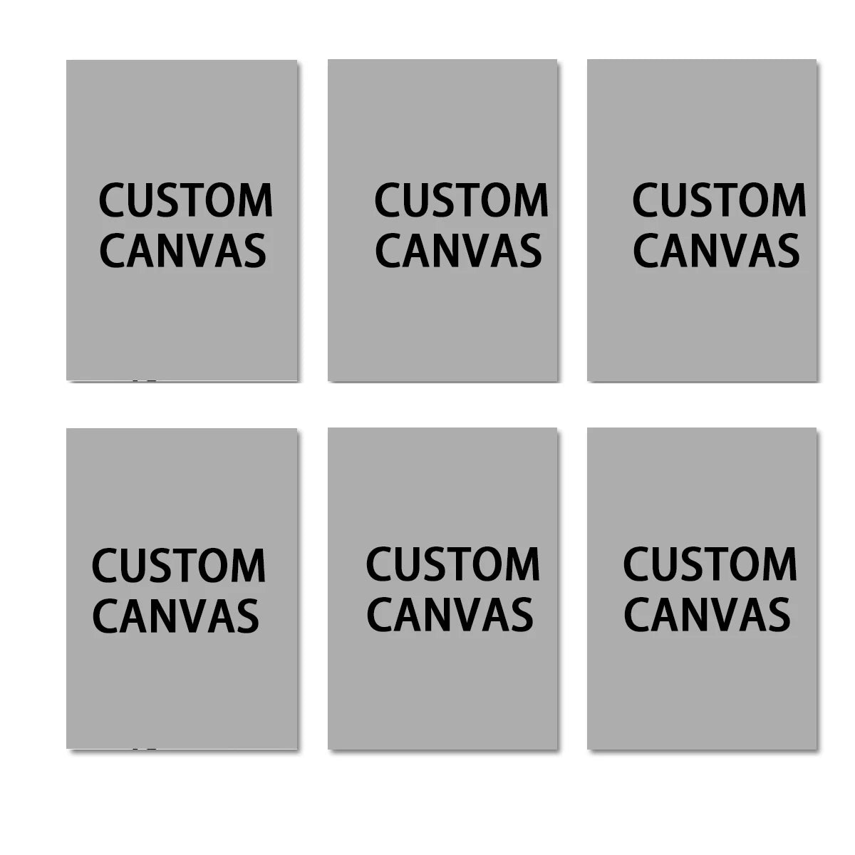 Set of 4/6 Customisable Wall Prints