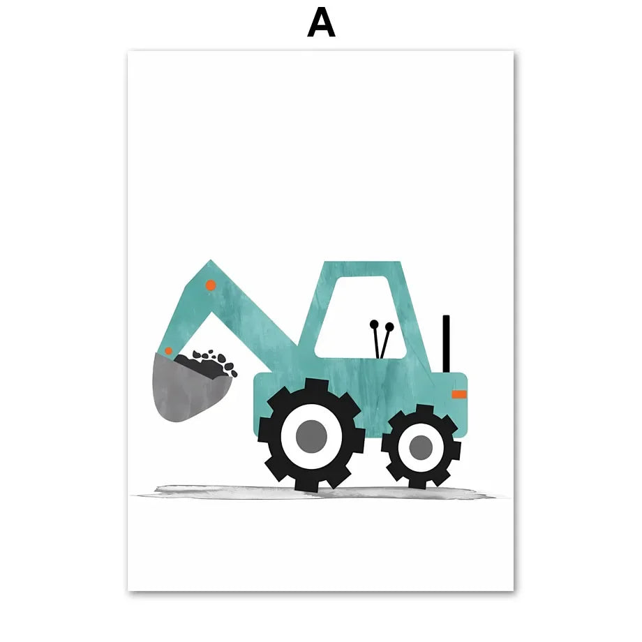 Alphabet Truck Prints