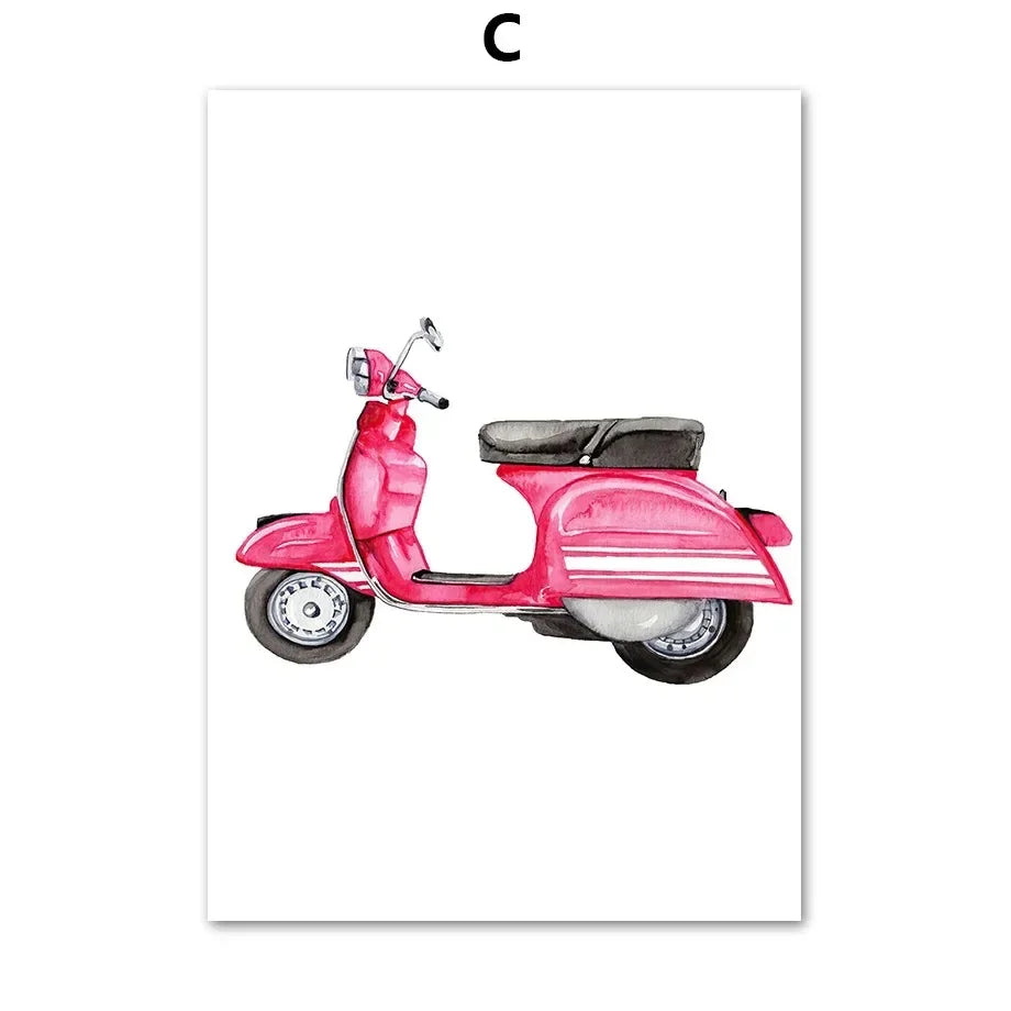 Colourful Vehicle Prints