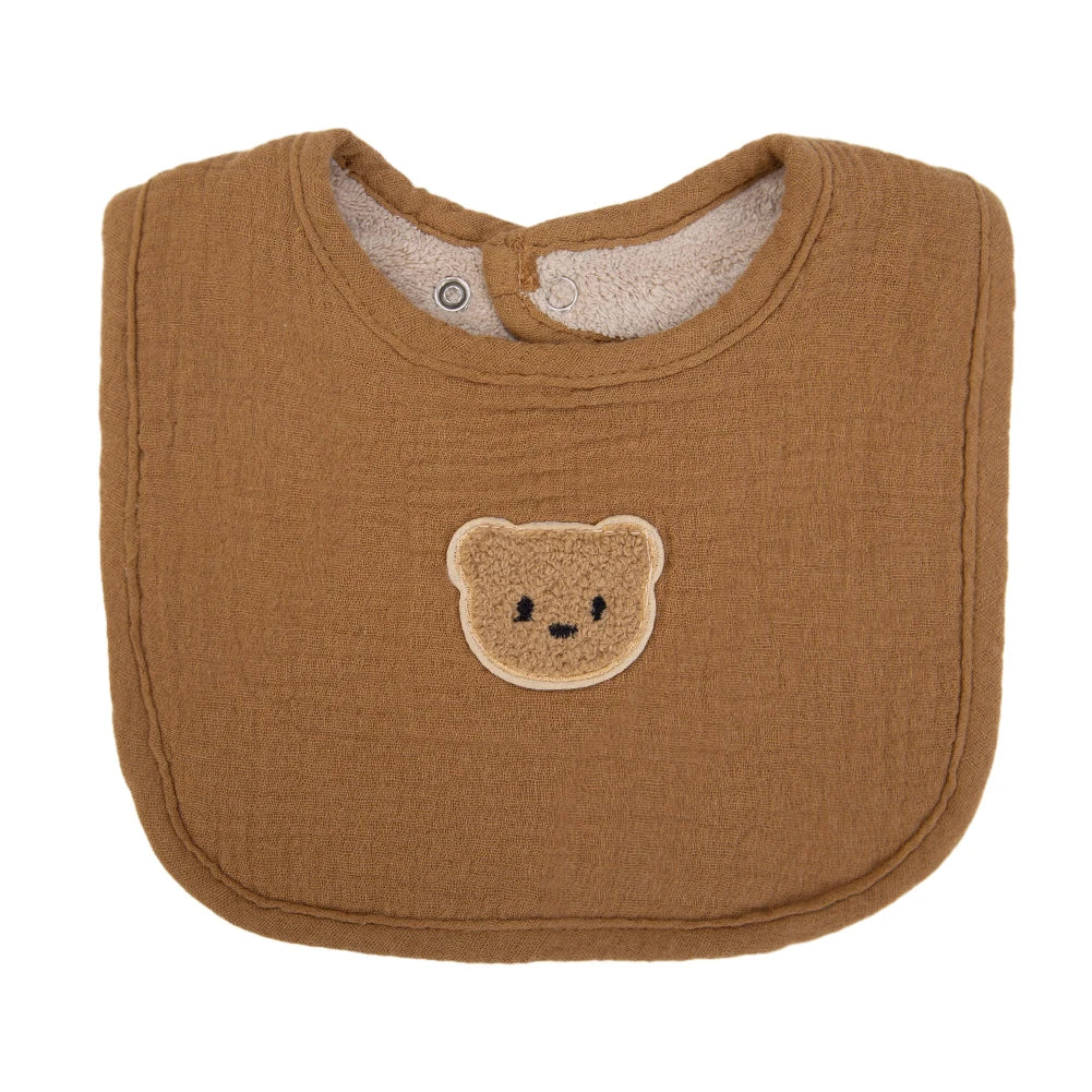 Cute Bear Cotton Baby Bibs