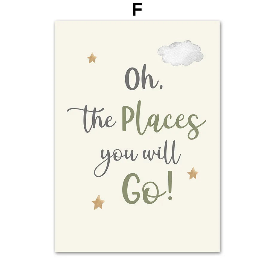 The Places You Will Go Prints