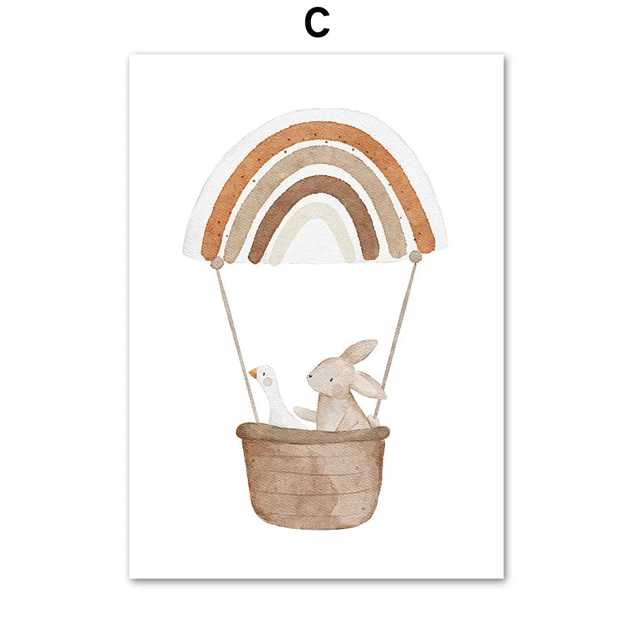 Bohemian Style Nursery Prints