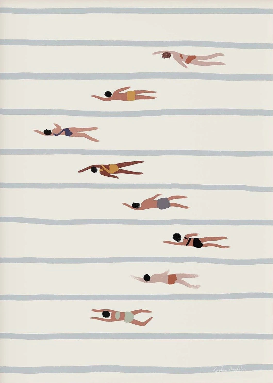 Bohemian Blue Sailor Prints