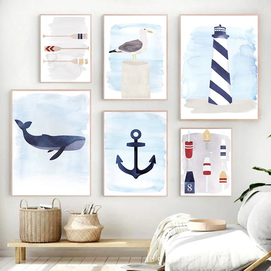Blue Sailor Prints