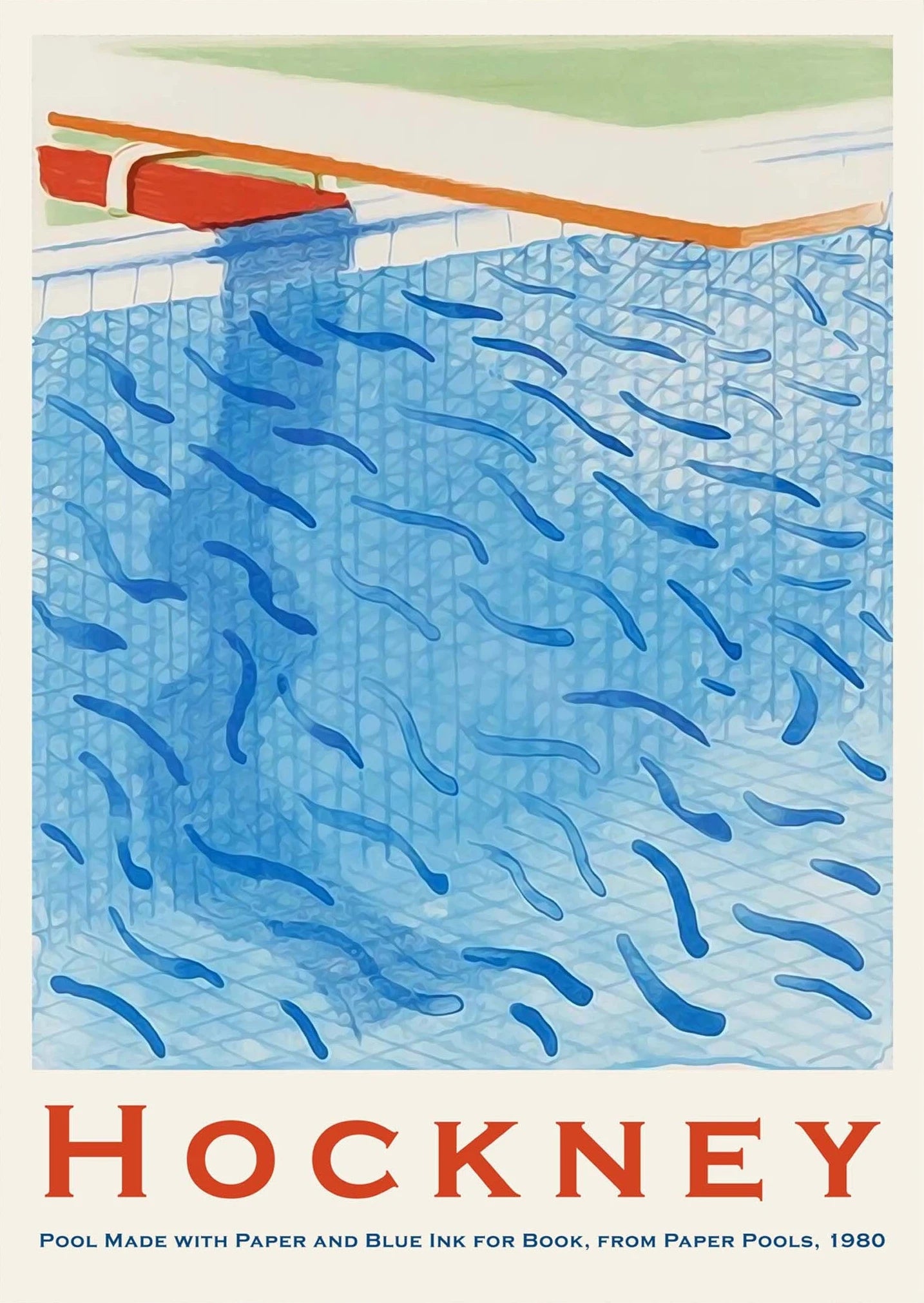 1pc frameless Canvas Painting David Hockney Art Exhibition Modern Minimalist Abstract Poster Print Canvas Printing Wall Art Pict