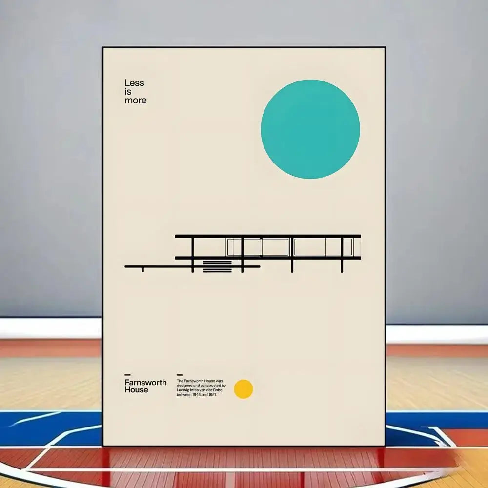 Modern Colourful Minimalism Poster