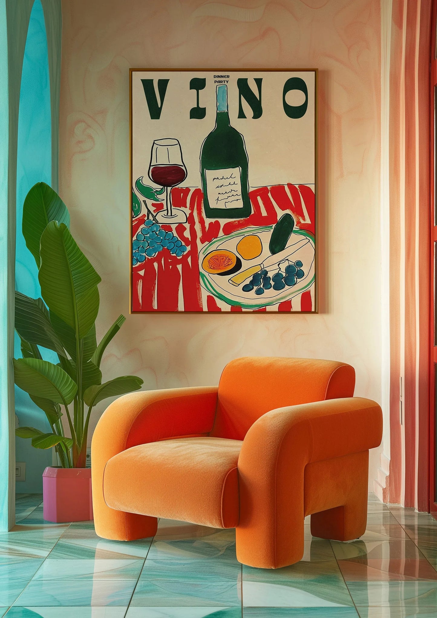 Amore Retro Canvas Prints