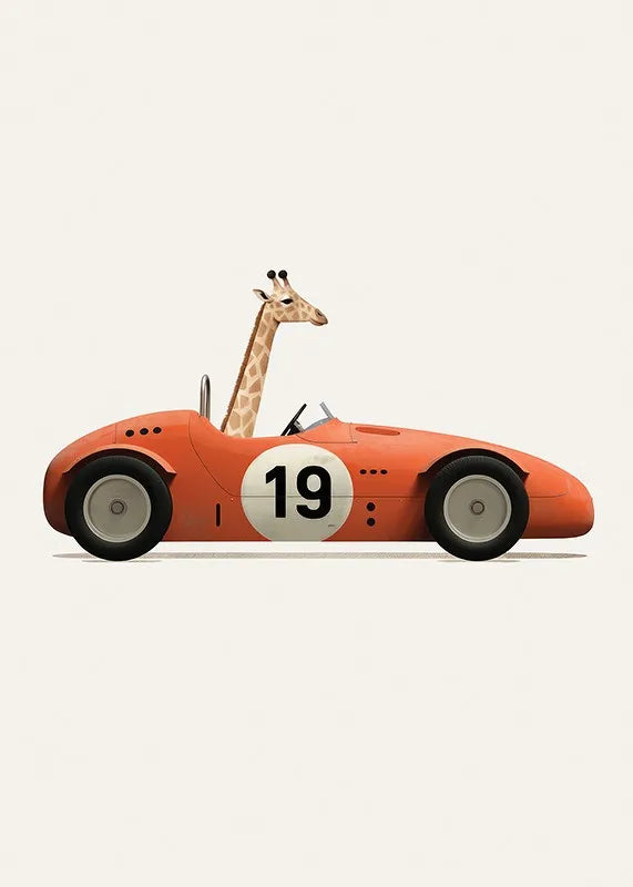 Cartoon Animal Car Prints