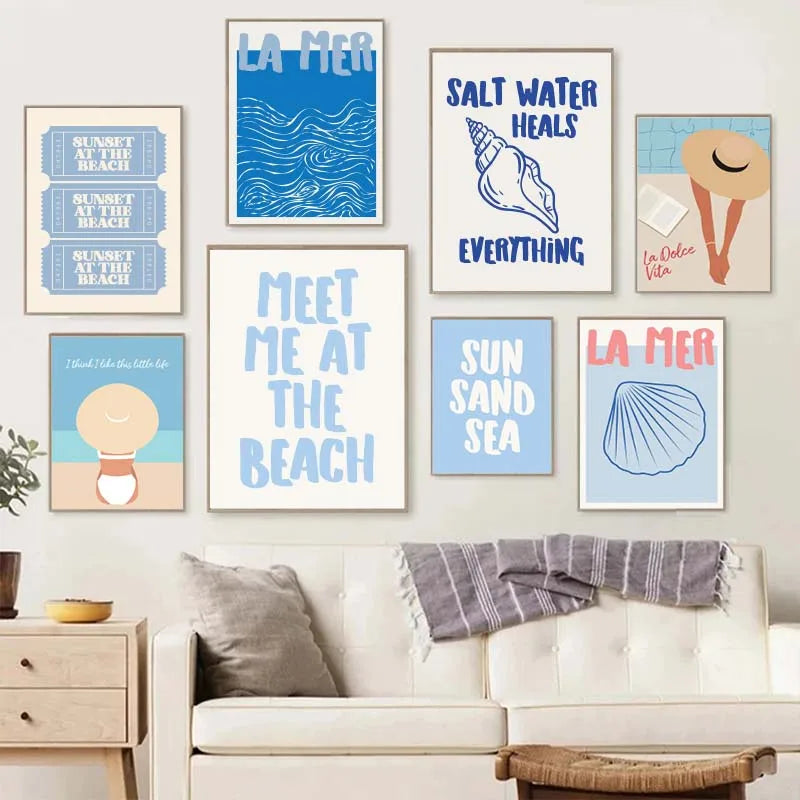 Meet me at the Beach Summer Prints