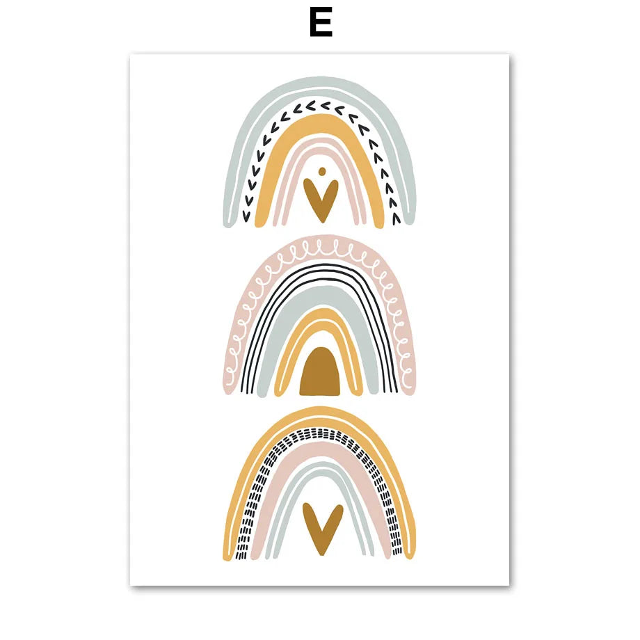 Bohemian Style Nursery Prints