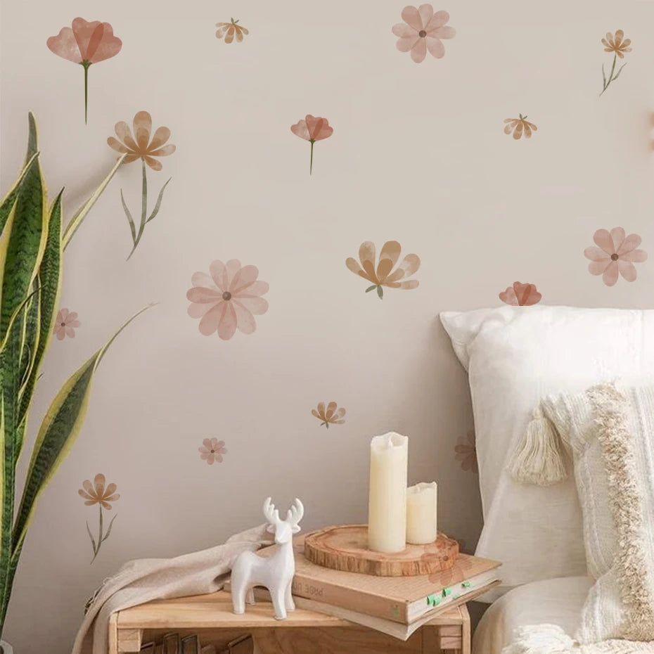 Boho Style Flower Decal